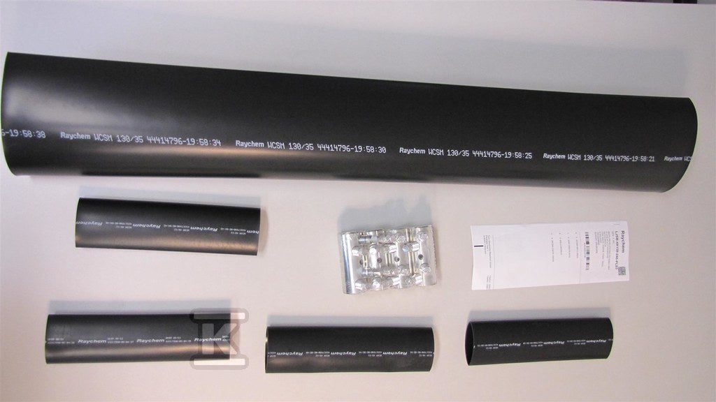 Mufa przelotowa 1 kV, kable 4-żyłowe PE, PCV, ze złączkami śrubowymi, marka Raychem / TE Connectivity TE-EN9173