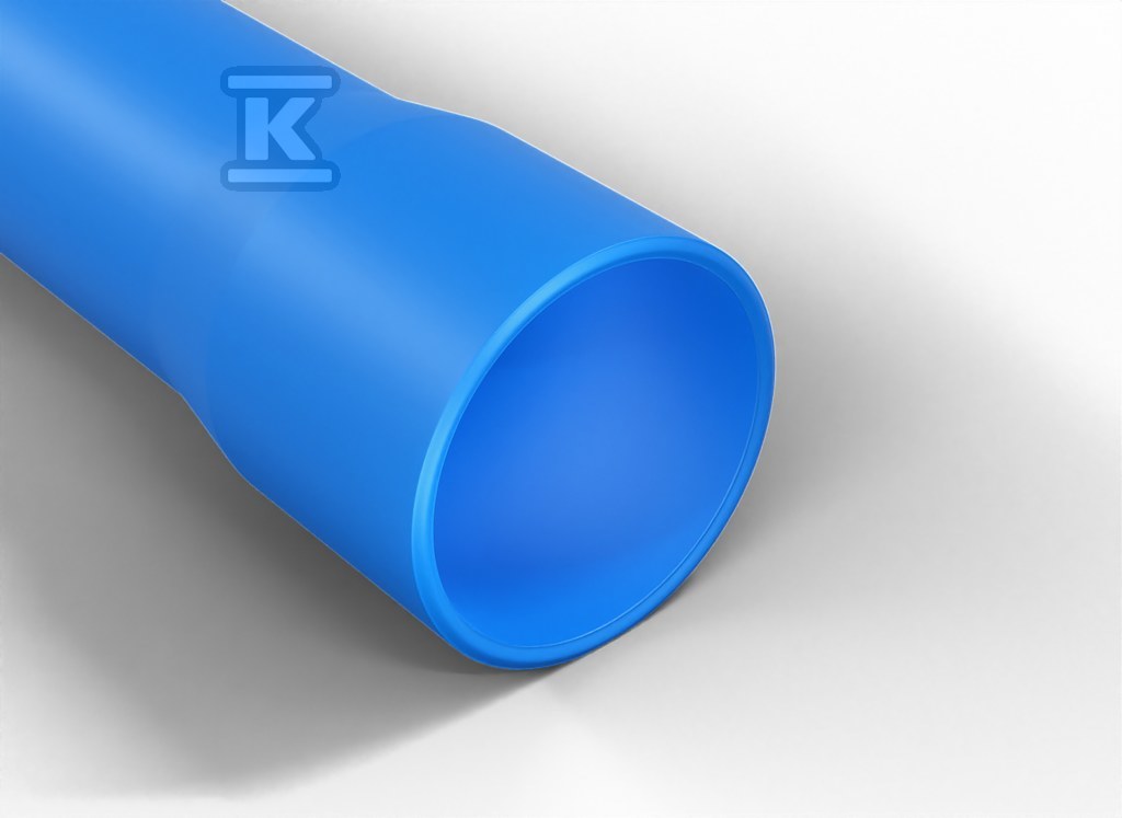 Rura gładkościenna w odcinkach, z kielichem, średnica 110mm QRG 110/5,5 niebieska