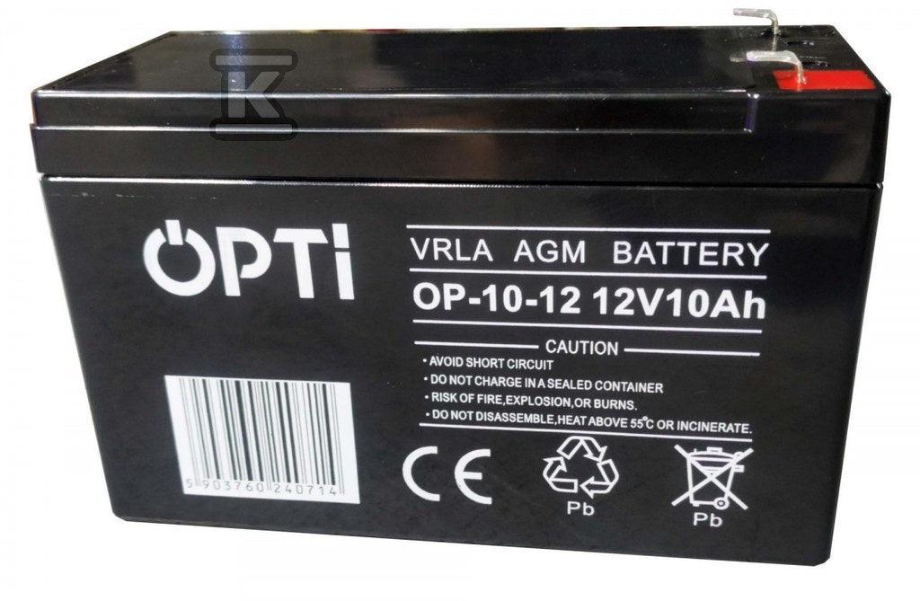 AKUMULATOR AGM OPTI 12V 10 Ah