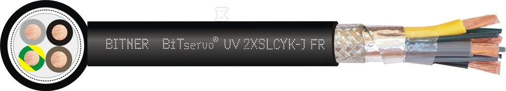 Przewód do przetwornic BiTservo UV 2XSLCYK-J FR 4G4,0