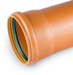 Rura kanalizacyjna zewnętrzna PVC 200X4.9X6000 SN4 KL.N ML (multilayer, spieniona)
