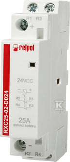 Stycznik instalacyjny 2NC, 25A, 24 V DC RXC25-02-D024