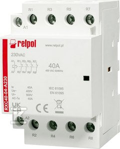 Stycznik instalacyjny 4NC, 40A, 230 VAC RXC40-04-A230
