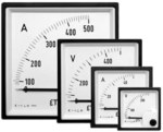 Miernik magnetoelektryczny 48x48 90st pomiar pośredni PQ48 XA/60MV