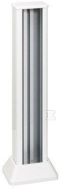 Minikolumna 1-stronna, wys. 581mm, 4-modułowa, 8x K45, biały Connect