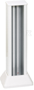 Minikolumna 2-stronna, wys. 451mm, 2-krotna 3-modułowa, 12-krotna K45, biały Connect