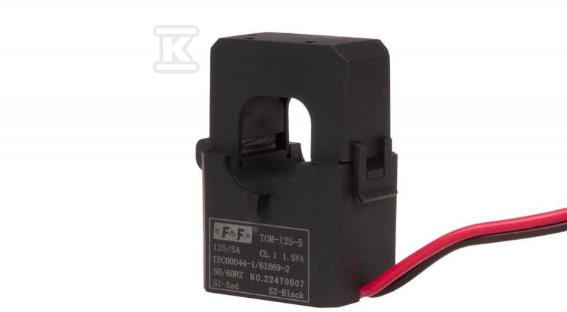 Miniaturowy przekładnik prądowy z otwieranym rdzeniem 125-5A TOM-125-5