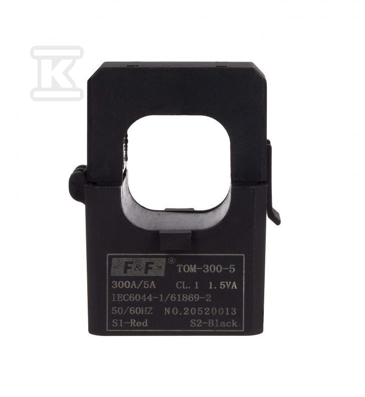 Miniaturowy przekładnik prądowy z otwieranym rdzeniem 300-5A TOM-300-5