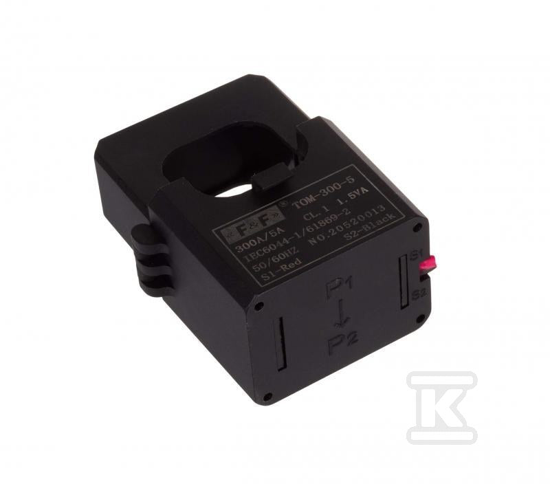 Miniaturowy przekładnik prądowy z otwieranym rdzeniem 300-5A TOM-300-5