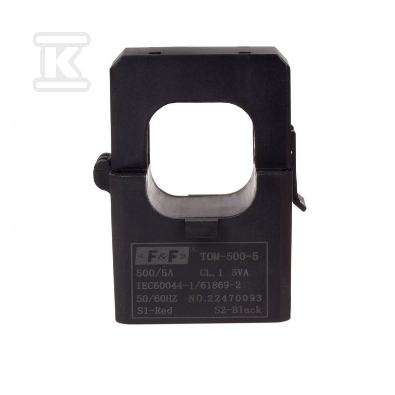 Miniaturowy przekładnik prądowy z otwieranym rdzeniem 500-5A TOM-500-5