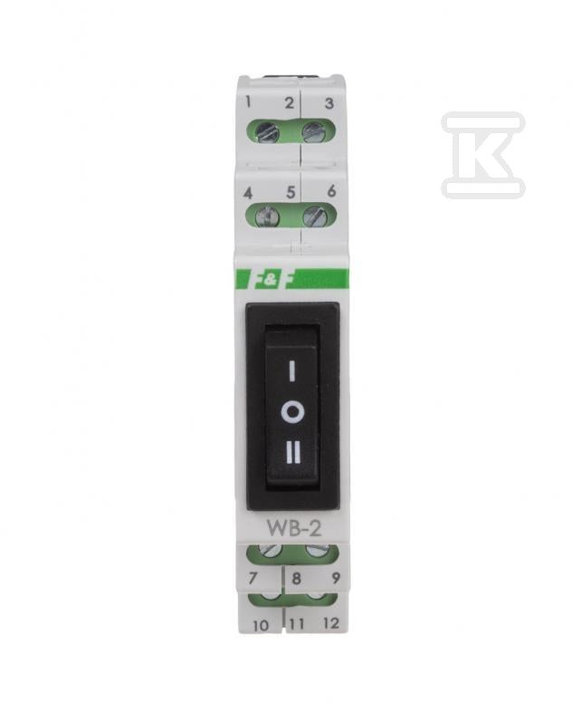 Modułowy przełącznik trójpozycyjny WB-2