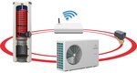Pompa ciepła powietrzna monoblok Prima 8GT - 8,4 kW, 1 fazowy, 230 V hybrydowy system grzewczy R32 C250/110 - Smart Home Sinum Lite