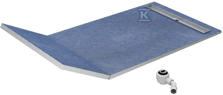 Brodzik podpłytkowy Stabilsound Plus "Subplate" 130+50x90x5/12,5 cm, prostokątny z maskownicą do zabudowy płytkami
