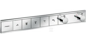 RainSelect Bateria termostatyczna do 5 odbiorników, montaż podtynkowy,element zewnętrzny