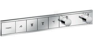 RainSelect Bateria termostatyczna do 4 odbiorników, montaż podtynkowy,element zewnętrzny