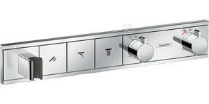 RainSelect Bateria termostatyczna do 3 odbiorników, montaż podtynkowy, element zewnętrzny