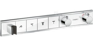 RainSelect Bateria termostatyczna do 4 odbiorników, montaż podtynkowy, element zewnętrzny