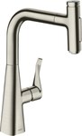 Metris Select M71 Jednouchwytowa bateria kuchenna 320, wyciągana wylewka, 2jet, sBox