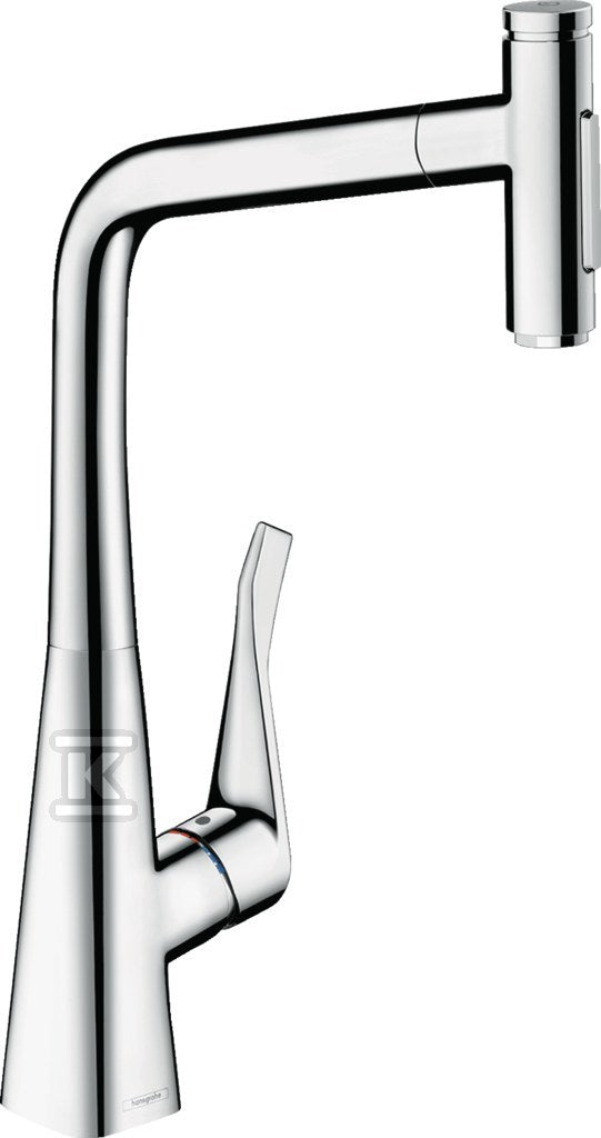 Metris Select M71 Jednouchwytowa bateria kuchenna 320, wyciągana wylewka, 2jet, sBox