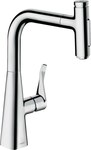 Metris Select M71 Jednouchwytowa bateria kuchenna 320, wyciągana wylewka, 2jet, sBox