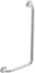 Siedzisko prysznicowe Lehnen Funktion białe składane z oparciem, wypolerowane