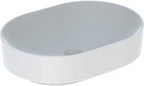 Umywalka Variform stawiana na blat, eliptyczna, B50 cm, H15.8 cm, T40 cm, bez przelewu, z otworem na baterię, KeraTect