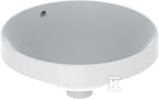 Umywalka Variform wpuszczana w blat, okrągła, D40 cm, H17.8 cm, z przelewem, bez otworu na baterię