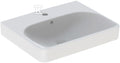 Umywalka Smyle Square B55 cm, H16.5 cm, T44 cm, z przelewem, z otworem na baterię