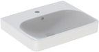 Umywalka Smyle Square B60 cm, H16.5 cm, T48 cm, z przelewem, z otworem na baterię, KeraTect