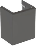 Szafka pod umywalkę kompaktową Smyle Square B49.2 cm, H61.7 cm, T40.6 cm, z jednymi drzwiami, z zawiasem po prawej stronie, biały