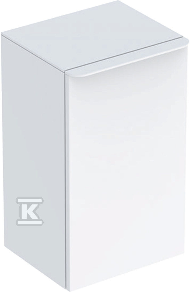 Szafka boczna Smyle Square B36 cm, H60 cm, T32.6 cm, z jednymi drzwiami, z zawiasem po lewej stronie, biały