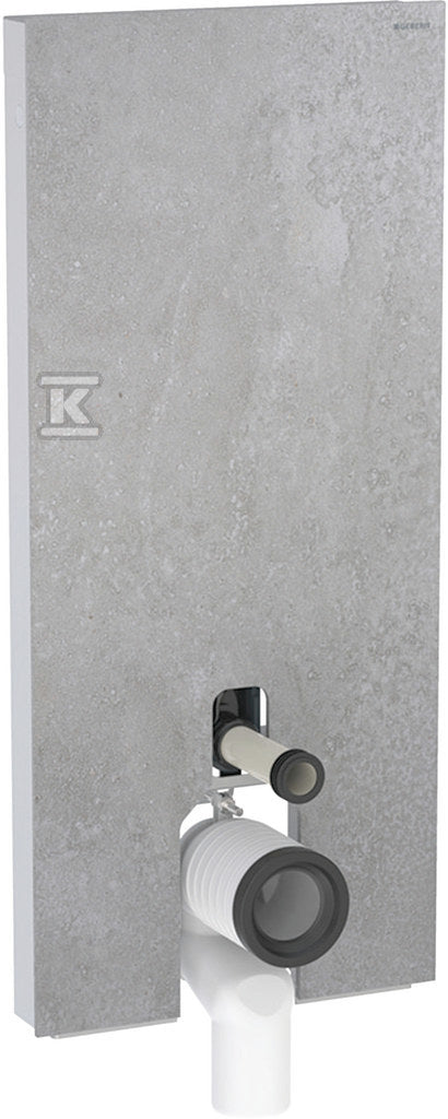 Moduł sanitarny Monolith do WC stojącego, H114, imitacja betonu
