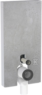 Moduł sanitarny Monolith do WC stojącego, H101, imitacja betonu