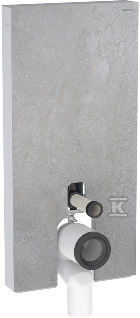 Moduł sanitarny Monolith do WC stojącego, H101, imitacja betonu