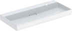 Umywalka One odpływ poziomy, B105 cm, T48 cm, bez otworu, bez przelewu, KeraTect