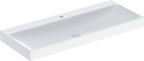 Umywalka One odpływ pionowy, B105 cm, T48 cm, z otworem na baterię, bez przelewu, KeraTect