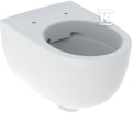 Miska wisząca WC Selnova, Lejowa, B35.5 cm, H37 cm, T53 cm, podwyższona, ukryte mocowania, Rimfree