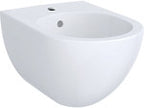 Miska wisząca WC Acanto, lejowa, B35 cm, H34 cm, T51 cm, ukryte mocowania, Rimfree, KeraTect
