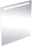 Lustro podświetlane Option Basic Square B60 cm, H70 cm, T3.2 cm, oświetlenie u góry, Aluminium anodyzowane