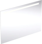 Lustro podświetlane Option Basic Square B60 cm, H70 cm, T3.2 cm, oświetlenie u góry, Aluminium anodyzowane