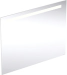 Lustro podświetlane Option Basic Square B60 cm, H70 cm, T3.2 cm, oświetlenie u góry, Aluminium anodyzowane
