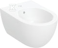 Bidet wiszący Acanto, B35.5 cm, H27.5 cm, T53 cm, z przelewem, z otworem na baterię