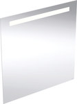Lustro podświetlane Option Basic Square B60 cm, H70 cm, T3.2 cm, oświetlenie u góry, Aluminium anodyzowane