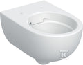 Miska wisząca WC Selnova, lejowa, B36 cm, H33 cm, T53 cm, ukryte mocowania, Rimfree