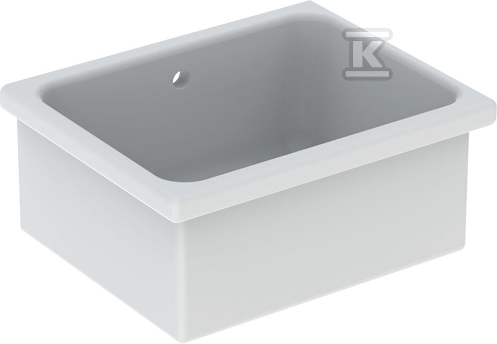 Umywalka wieloFunkcyjna Publica Ruscello B50 cm, H26 cm, T40 cm, z przelewem, bez otworu na baterię