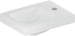 Umywalka iCon Light kompaktowa, B53 cm, H13 cm, T31 cm, bez przelewu, z otworem na baterię po lewej stronie, z powierzchnią odkładczą po lewej stronie, biały-alpin, matowa
