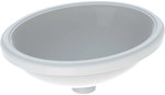 Umywalka podblatowa Variform, owalna, B49.5 cm, H18 cm, T42 cm, bez przelewu, bez otworu na baterię
