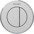 Przycisk spłukujący pneumatyczny WC Typ 10, ręczny, podtynkowy, Sigma 8 cm dwudzielny, chrom mat, easy-to-clean