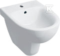 Bidet wiszący Selnova B35 cm, H34.5 cm, T53 cm, z przelewem, z otworem na baterię