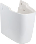 Umywalka Smyle, B70 cm, H17 cm, T48 cm, z przelewem, z otworem na baterię, KeraTect